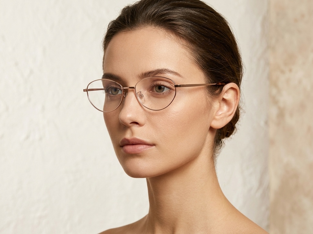 BS423-0598_Pink_Butterfly_Titanium_Glasses-tryon_female
