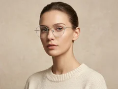 BS423-0602_Silver_Oval_Titanium_Glasses-tryon_female