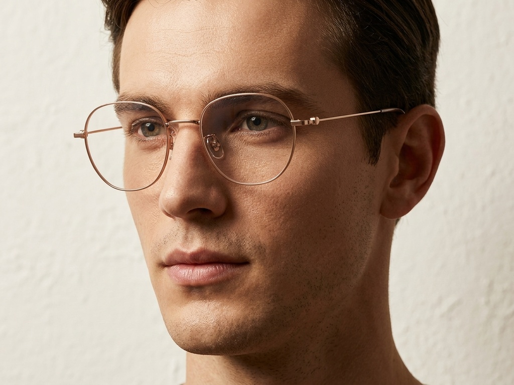 BS423-0603_Pink_Oval_Titanium_Glasses-tryon_male