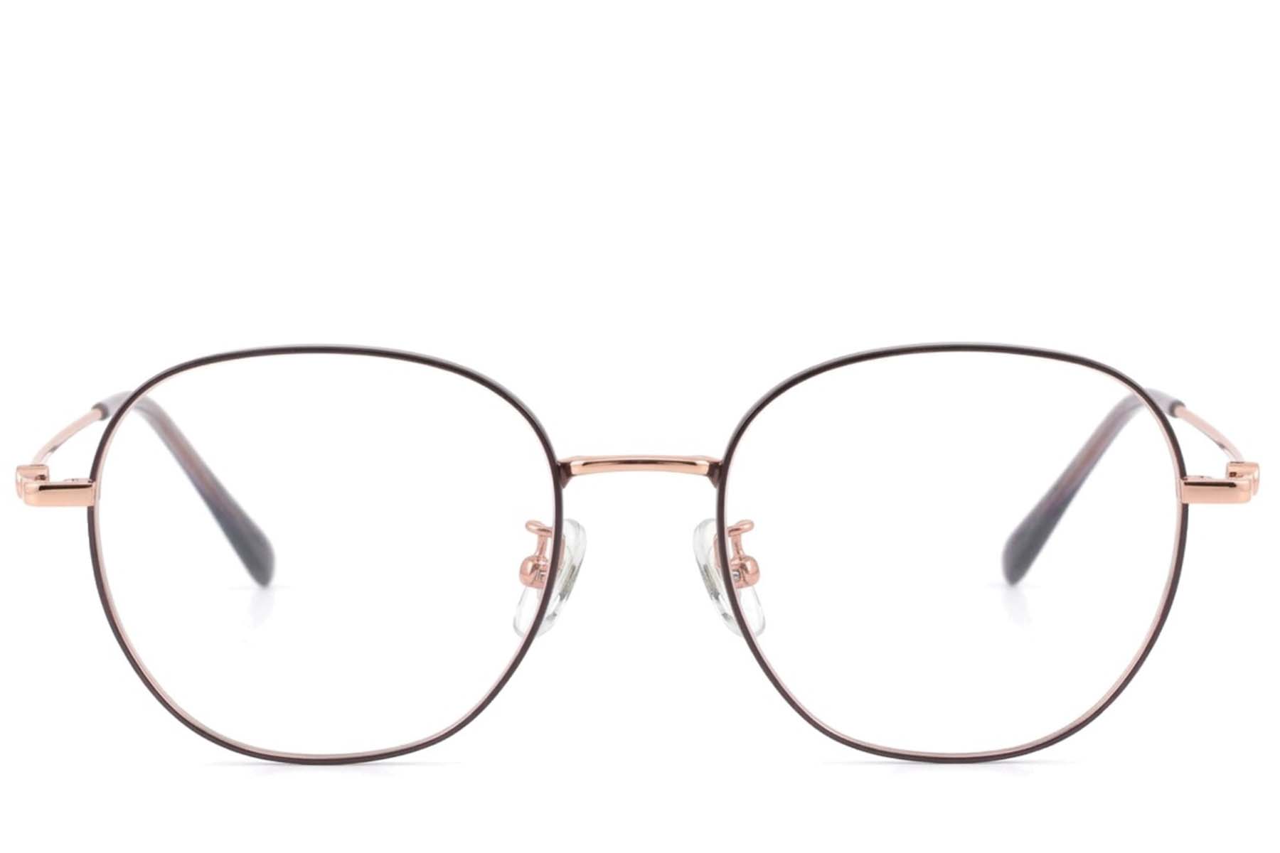BS423-0606_Black_Oval_Titanium_Glasses-front