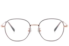 BS423-0606_Black_Oval_Titanium_Glasses-front