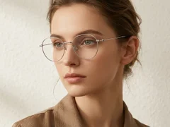 BS423-0607_Silver_Geometric_Titanium_Glasses-tryon_female