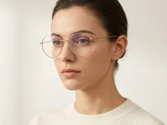 BS423-0609_Golden_Geometric_Titanium_Glasses-tryon_female