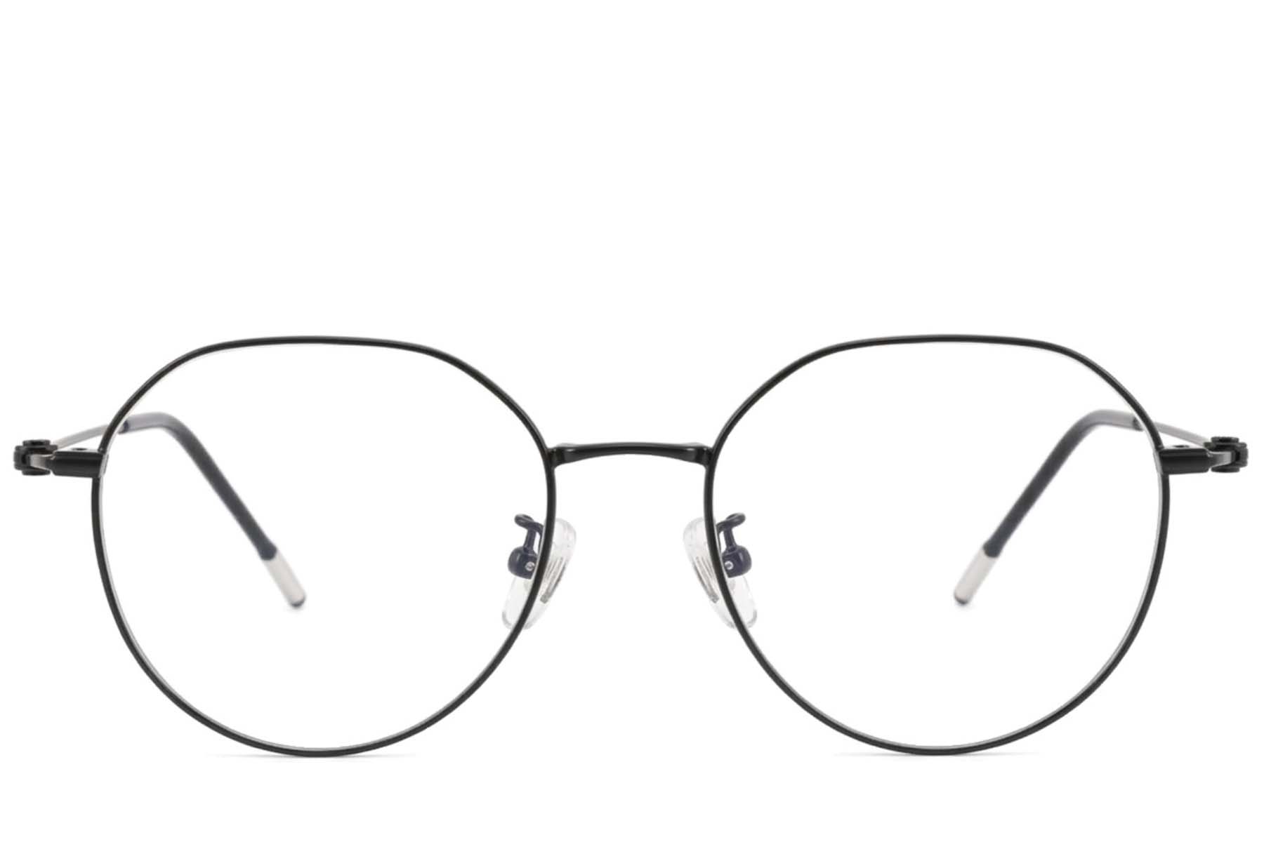 BS423-0610_Black_Geometric_Titanium_Glasses-front