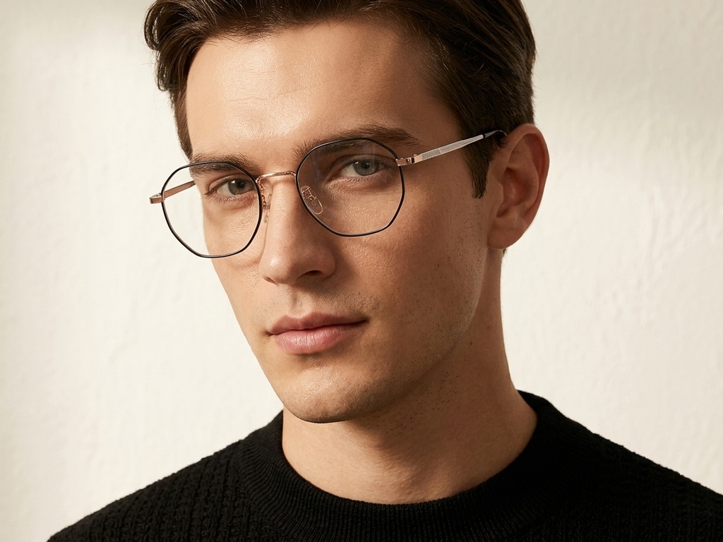 BS423-0617_Black_Geometric_Metal_Glasses-tryon_male