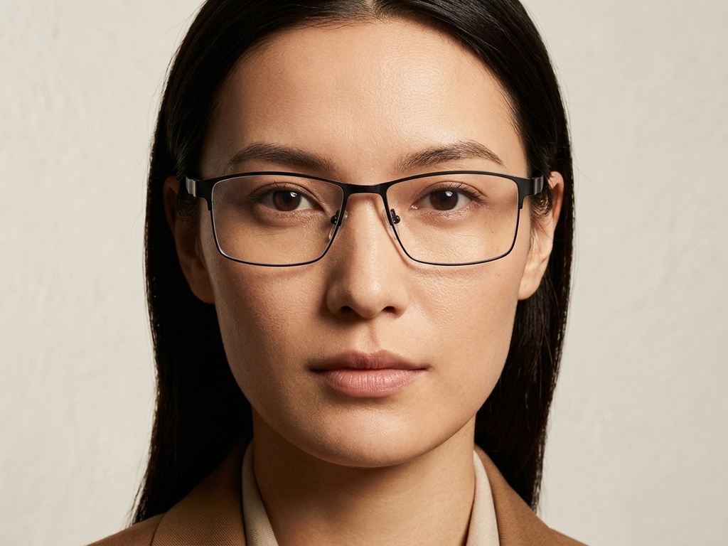 BS423-0618_Black_Rectangular_Metal_Glasses-tryon_female
