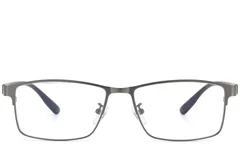 BS423-0619_Grey_Rectangular_Metal_Glasses-front