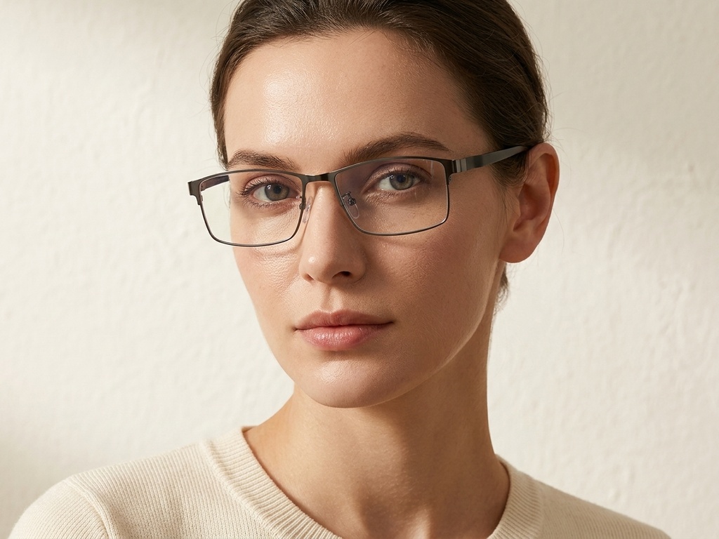 BS423-0619_Grey_Rectangular_Metal_Glasses-tryon_female