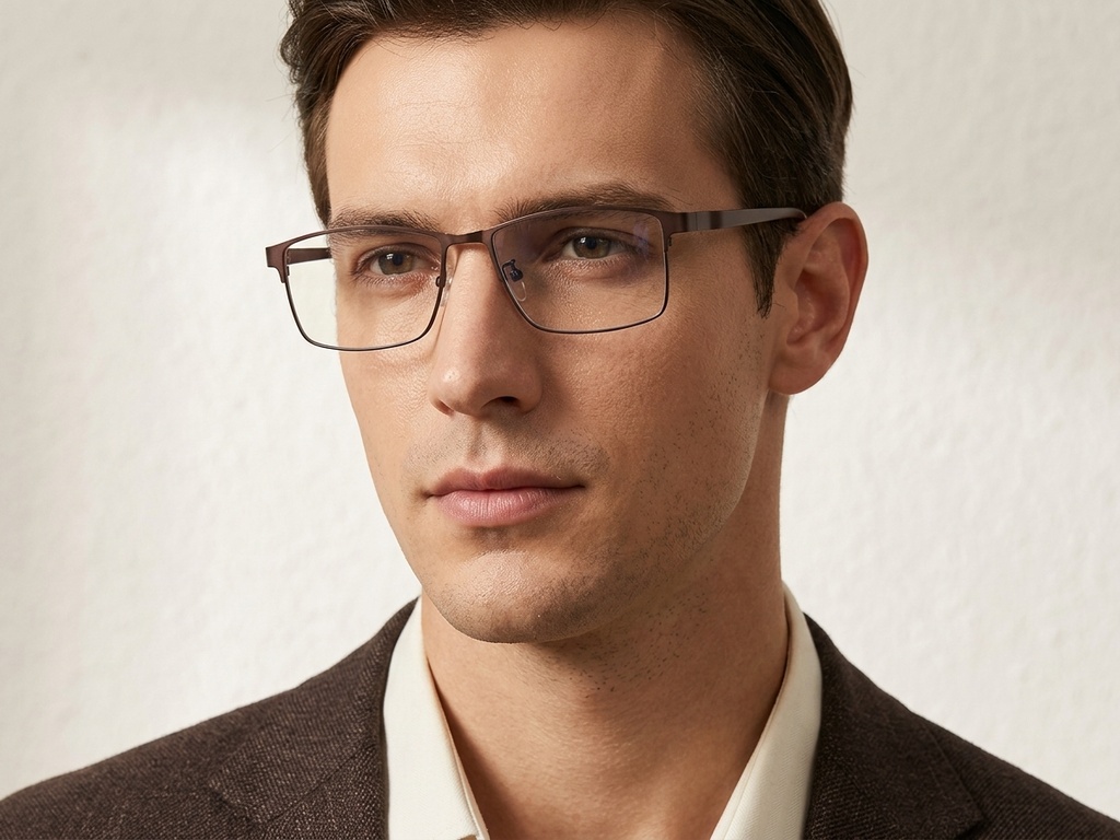 BS423-0620_Brown_Rectangular_Metal_Glasses-tryon_male