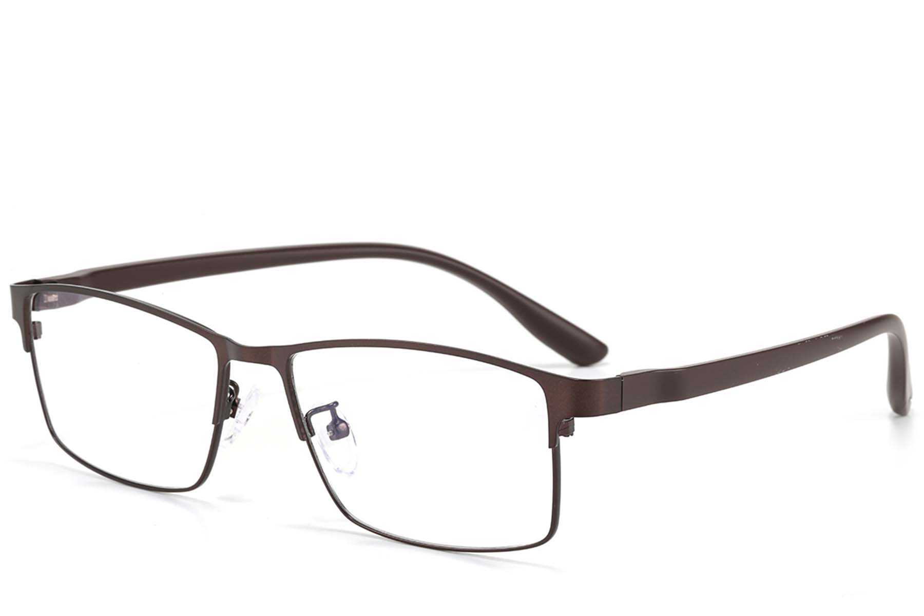 BS423-0620_Brown_Rectangular_Metal_Glasses_corner