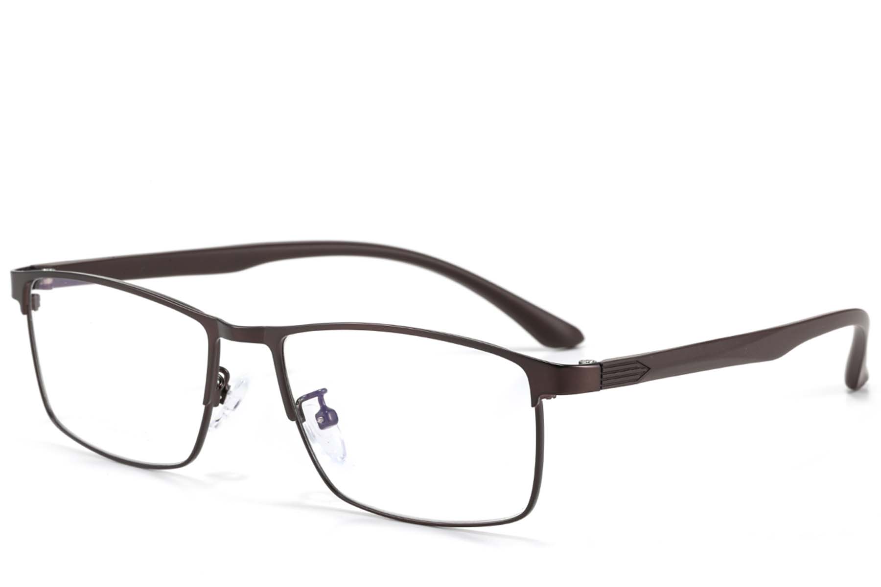 BS423-0624_Brown_Rectangular_Metal_Glasses_corner