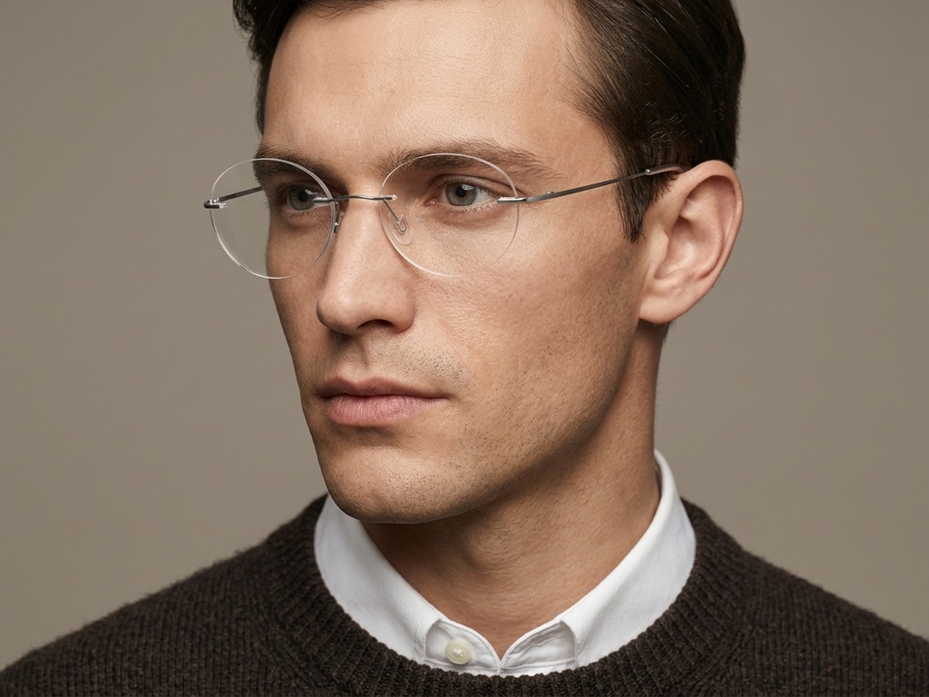 BS423-0625_Silver_Invisible_Titanium_Glasses-tryon_male