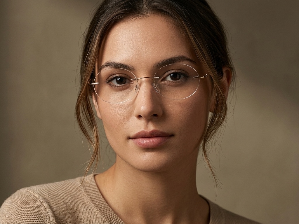 BS423-0630_Golden_Invisible_Titanium_Glasses-tryon_female