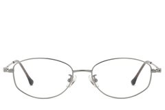 BS423-0631_Grey_Oval_Titanium_Glasses-front