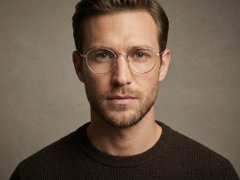 BS423-0634_Golden_Oval_Titanium_Glasses-tryon_male