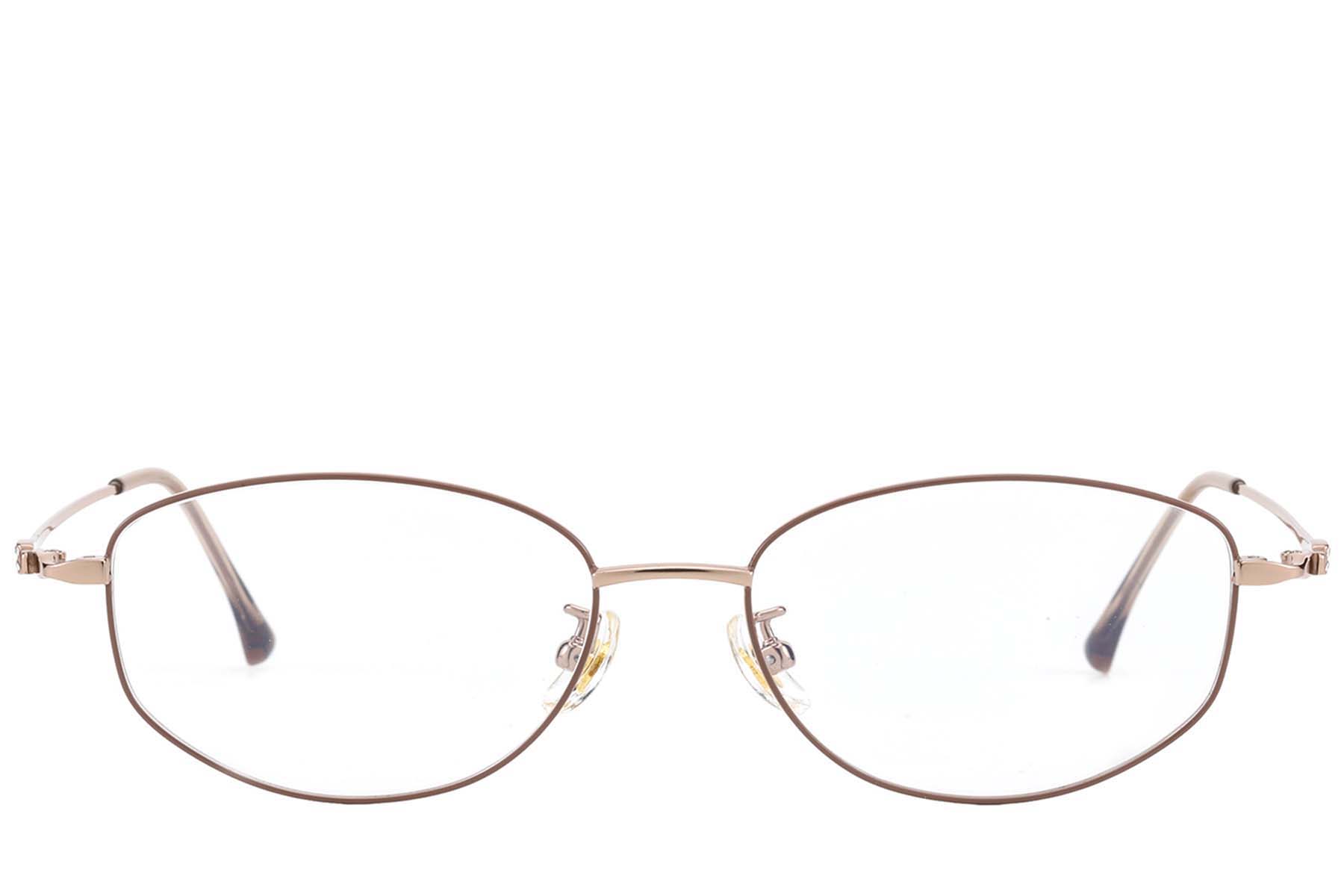 BS423-0634_Golden_Oval_Titanium_Glasses_front