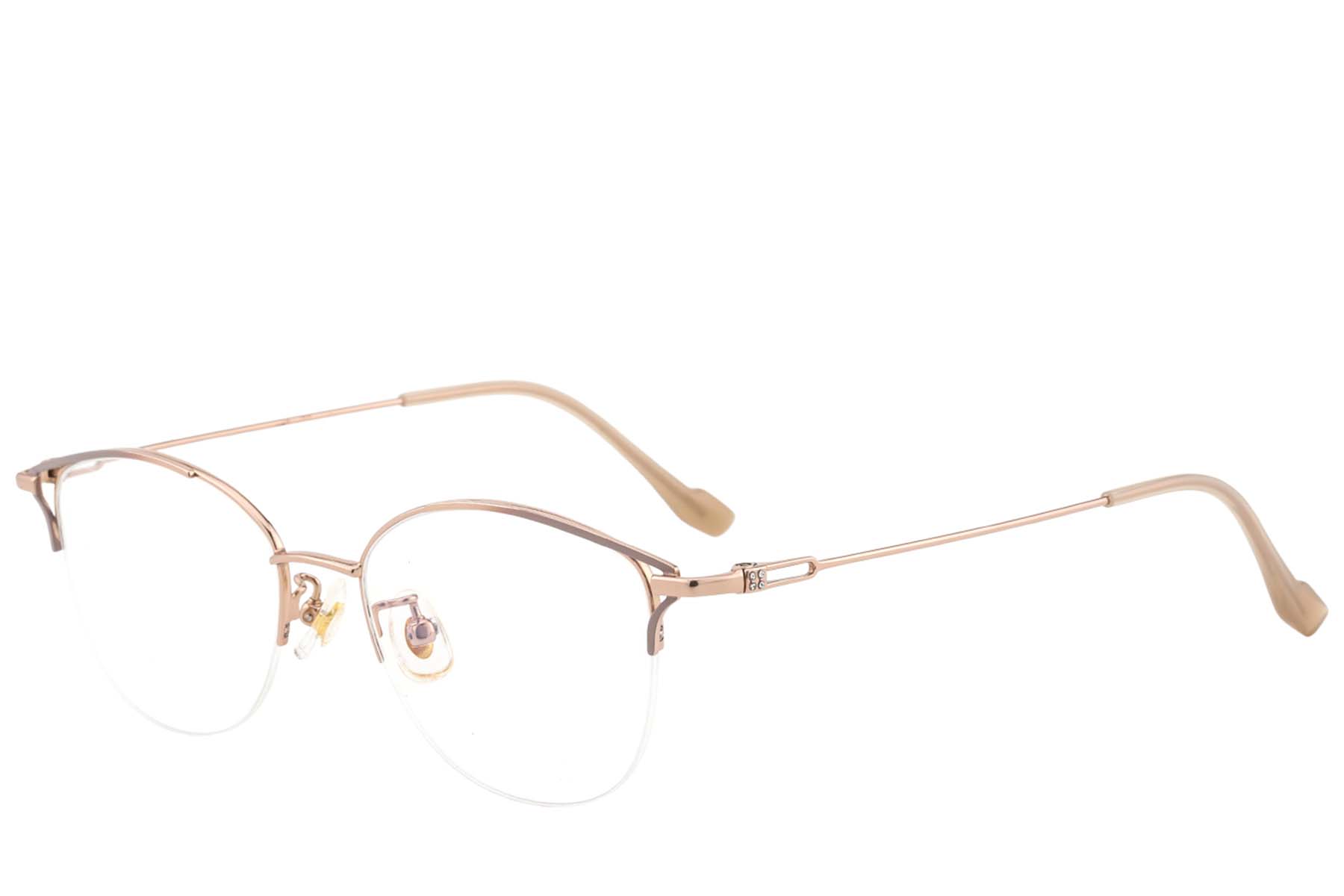 BS423-0637_Pink_Semi-rimless_Titanium_Glasses_corner