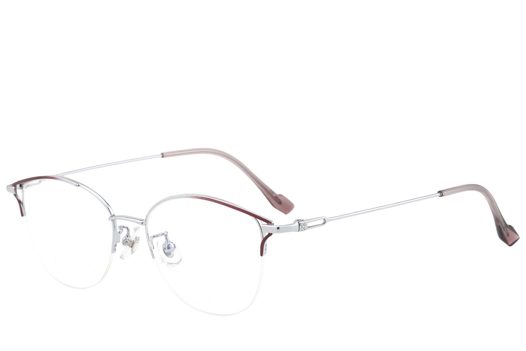BS423-0638_Silver_Semi-rimless_Titanium_Glasses_corner