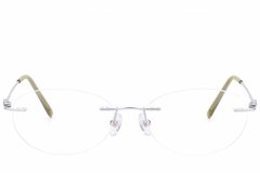 BS423-0645_Silver_Invisible_Titanium_Glasses-front