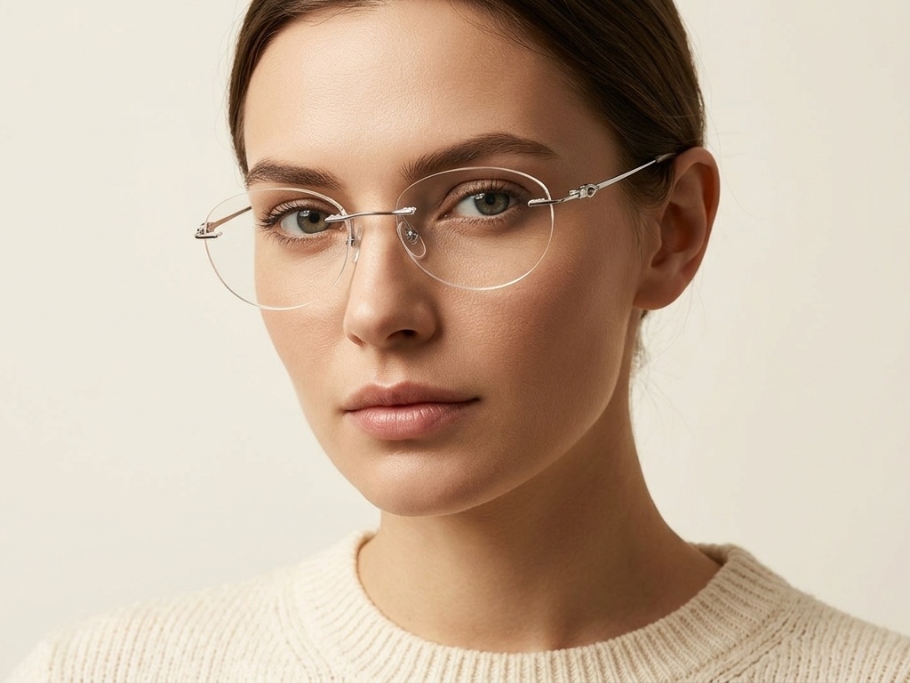 BS423-0645_Silver_Invisible_Titanium_Glasses-tryon_female