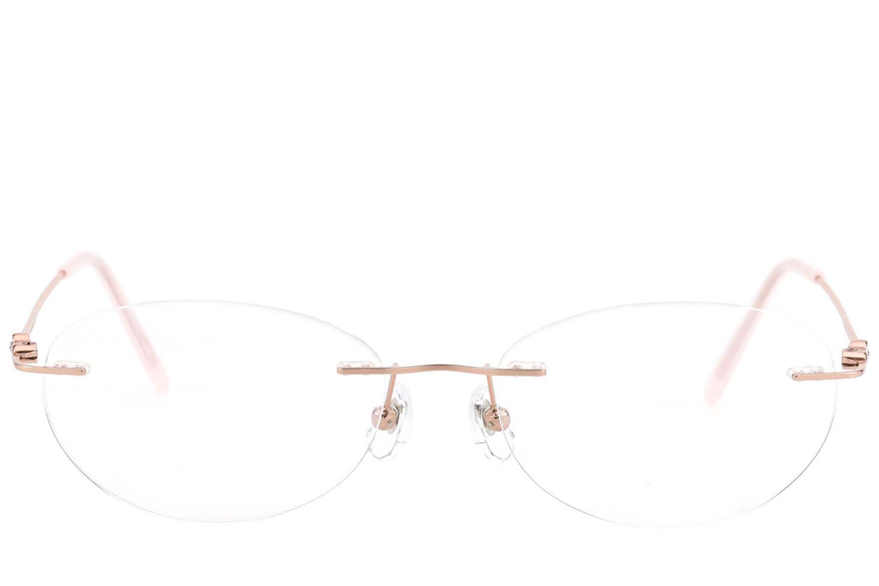BS423-0646_Pink_Invisible_Titanium_Glasses_front