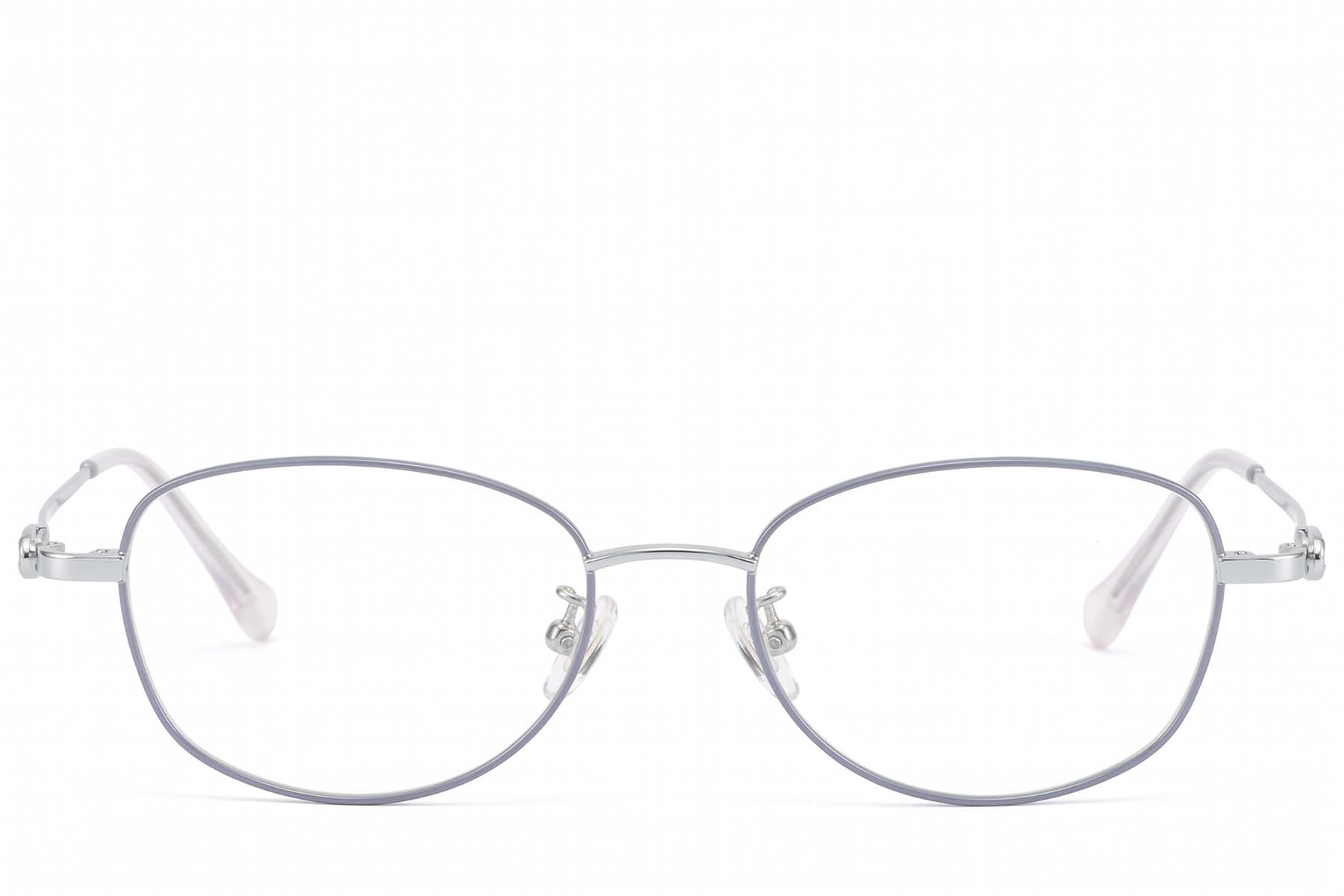 BS423-0651_Blue_Oval_Titanium_Glasses-front