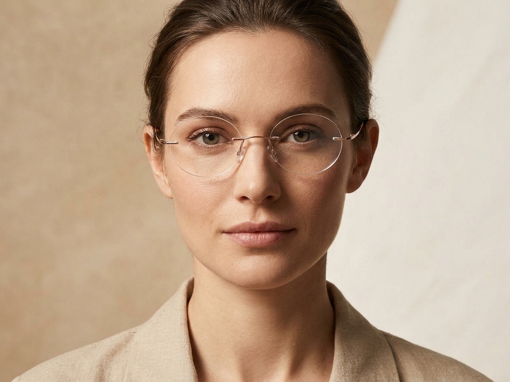 BS423-0655_Pink_Invisible_Titanium_Glasses-tryon_female