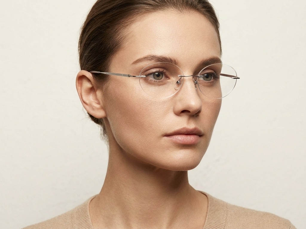 BS423-0658_Silver_Invisible_Titanium_Glasses-tryon_female