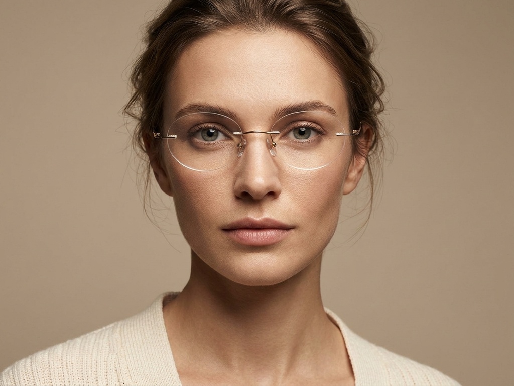 BS423-0660_Golden_Invisible_Titanium_Glasses-tryon_female