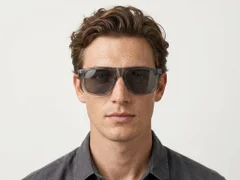 BS522-0202_Grey_Aviator_Acetate_sunglasses-tryon_male