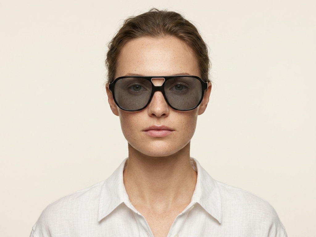 BS522-0205_Black_Aviator_Acetate_sunglasses-tryon_female