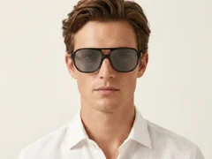 BS522-0205_Black_Aviator_Acetate_sunglasses-tryon_male