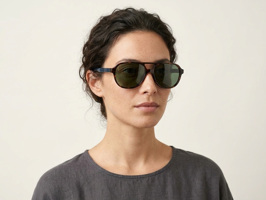 BS522-0208_Tortoiseshell_Aviator_Acetate_sunglasses_corner-tryon_female