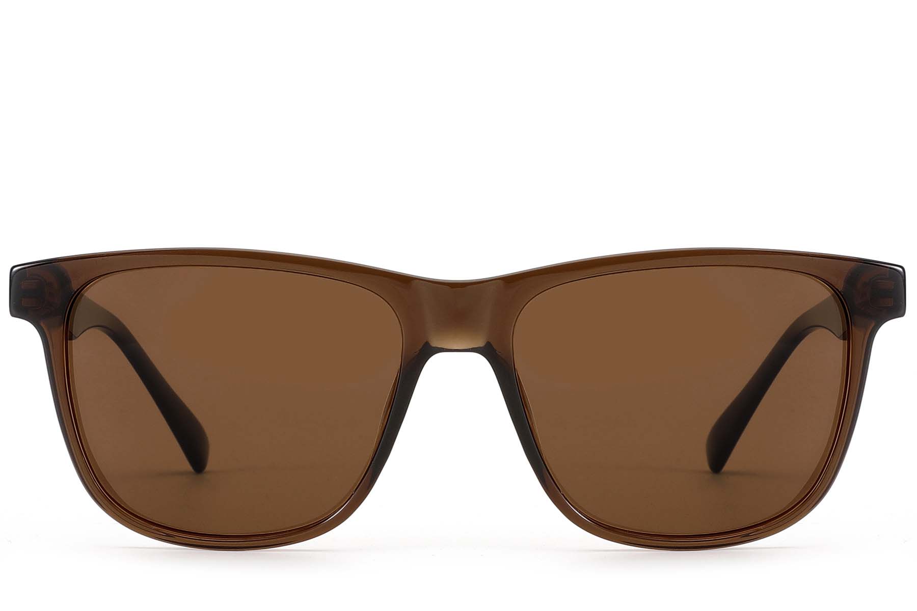 BS522-0215_Brown_Rectangular_Acetate_sunglasses_front