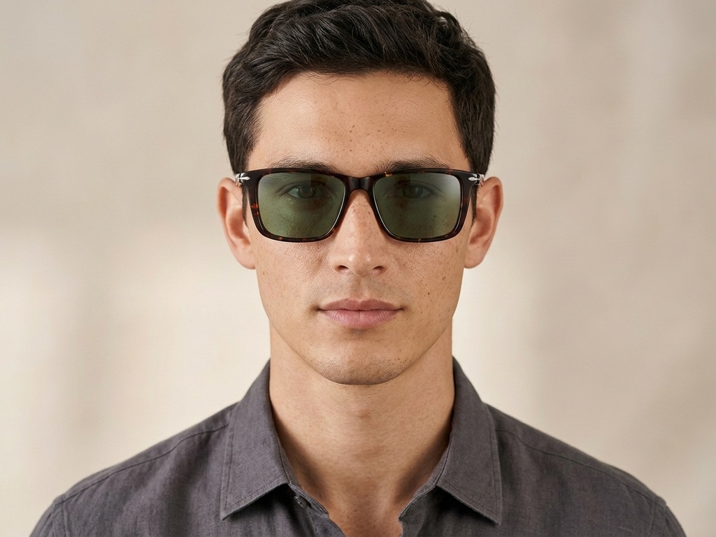 BS522-0219_Tortoiseshell_Rectangular_Acetate_sunglasses_corner-tryon_male