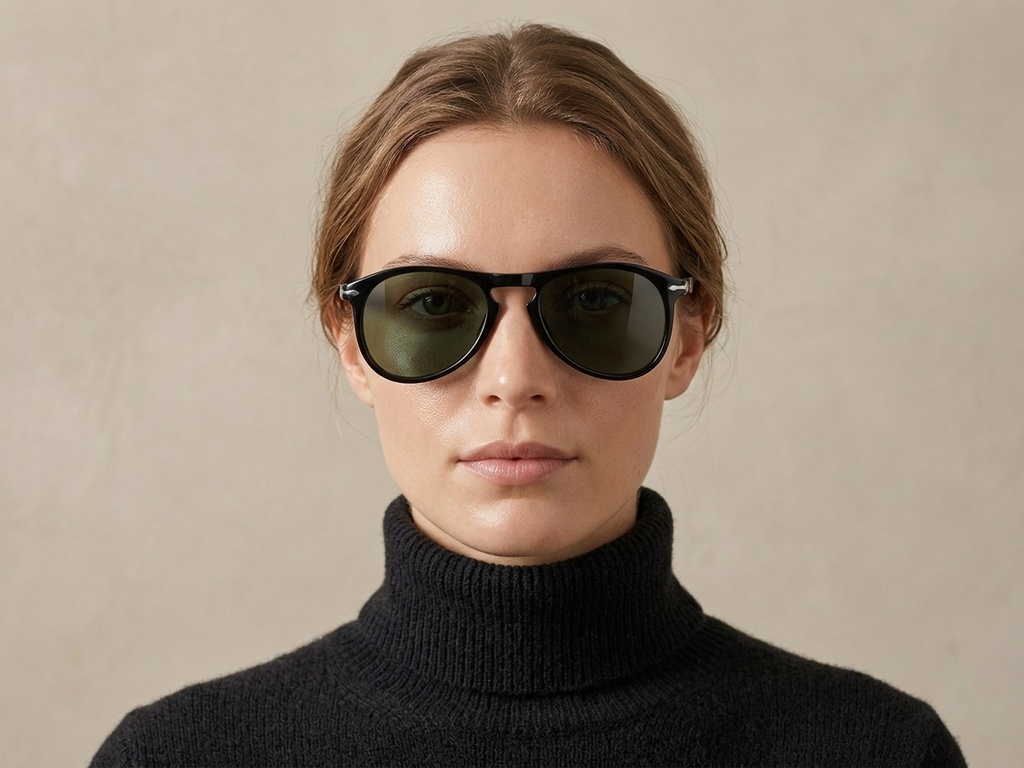 BS522-0224_Black_Aviator_Acetate_sunglasses-tryon_female