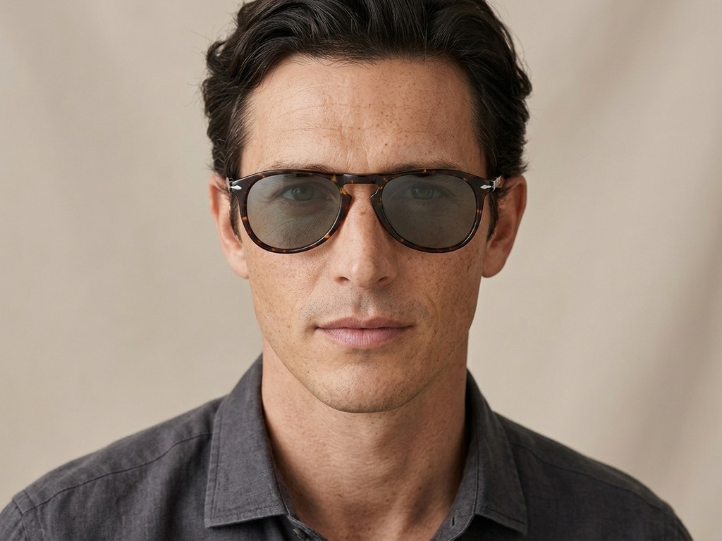 BS522-0225_Tortoiseshell_Aviator_Acetate_sunglasses_corner-tryon_male