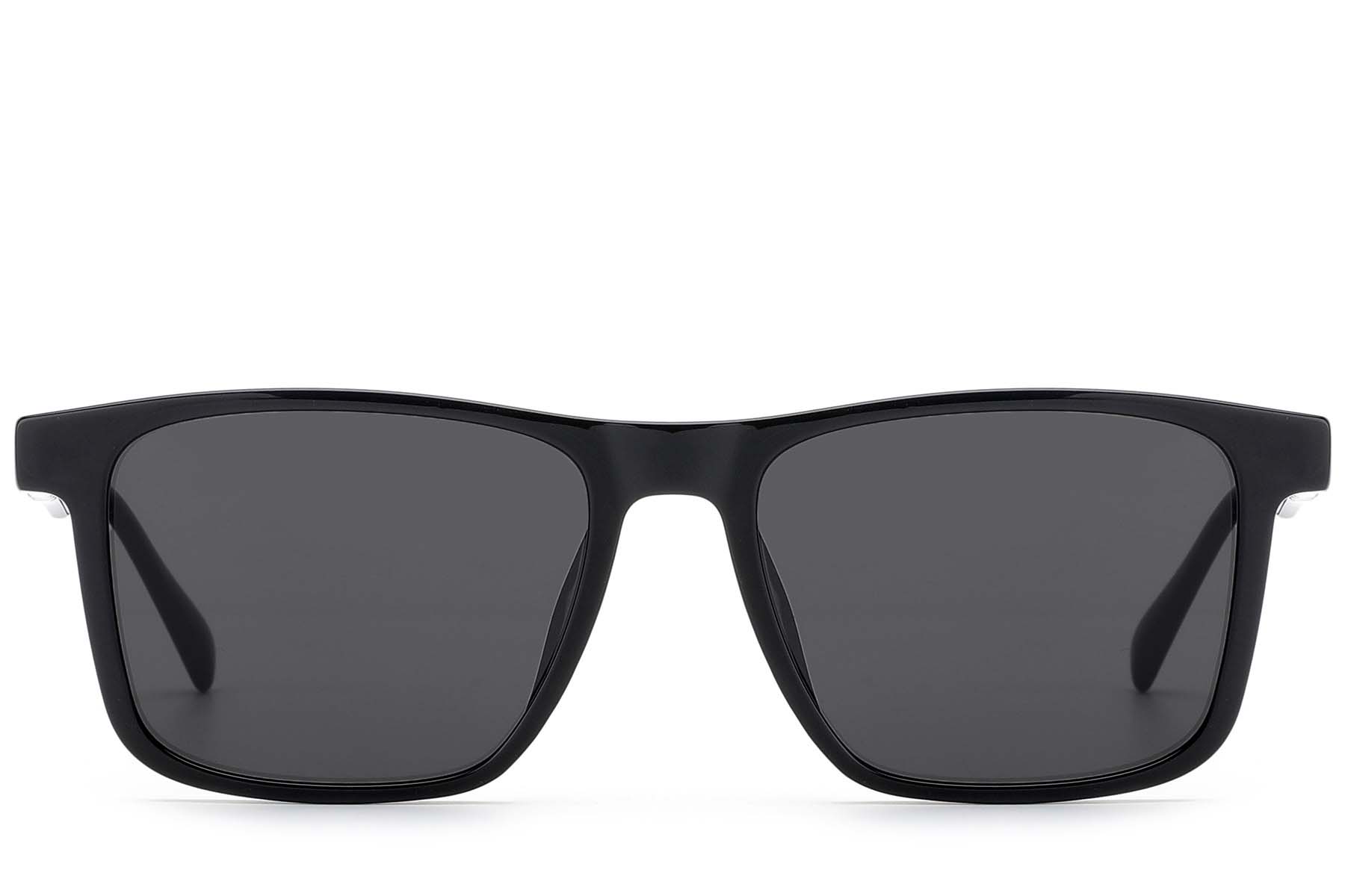 BS522-0228_Black_Rectangular_Acetate_sunglasses_front