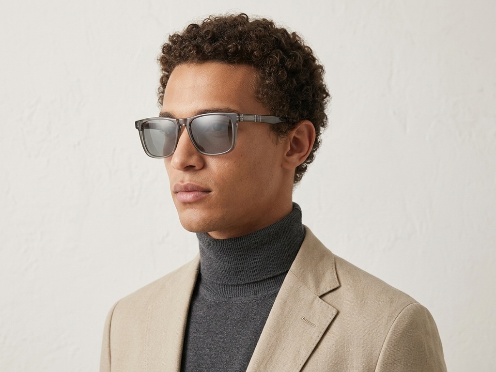 BS522-0230_Grey_Rectangular_Acetate_sunglasses_corner-tryon_male