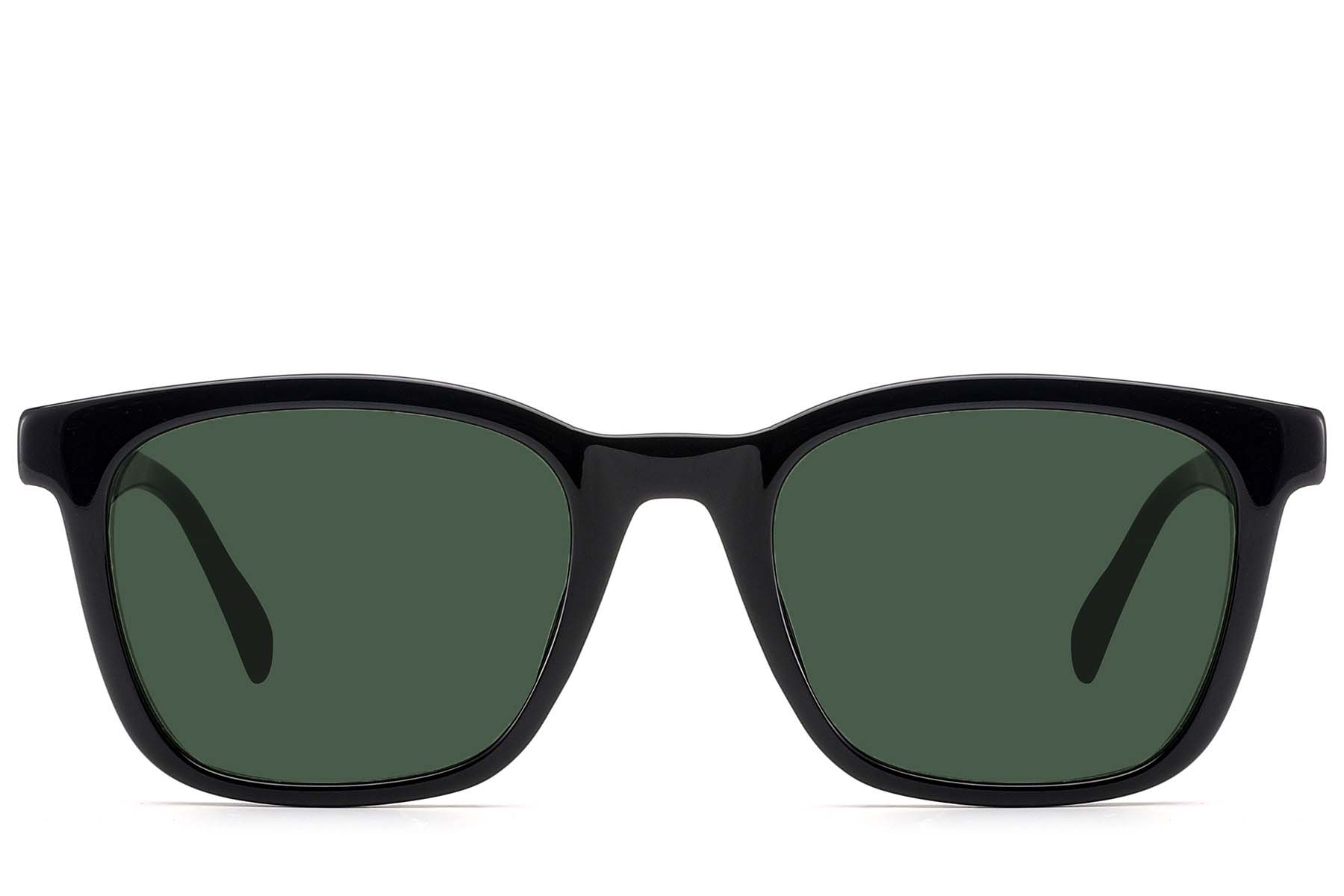 BS522-0232_Black_Rectangular_Acetate_sunglasses_front