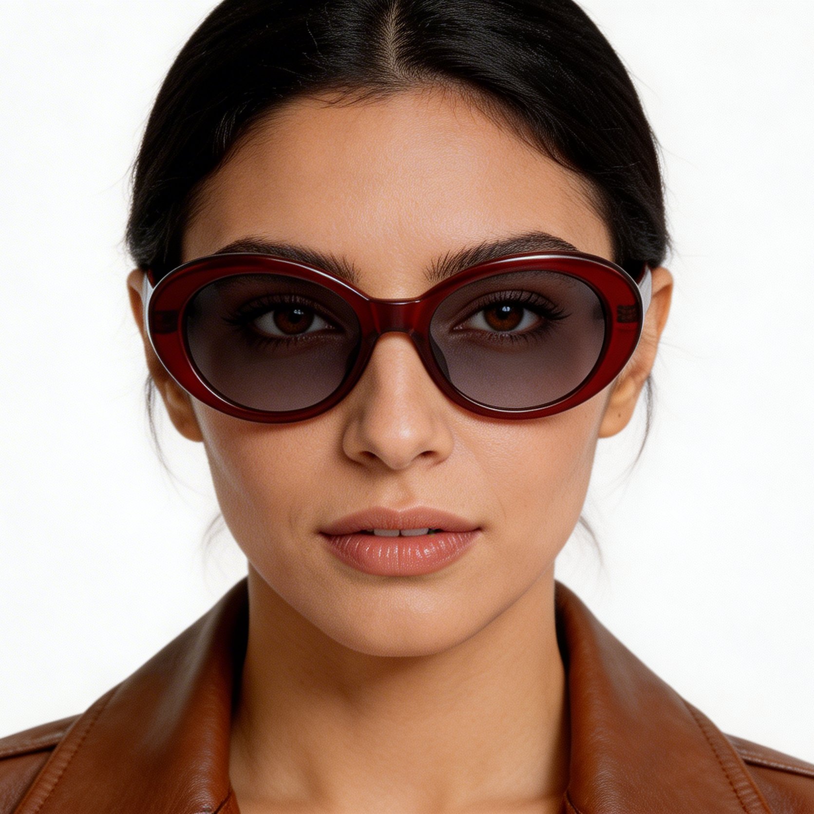 bs522-0268_red_oval_acetate_sunglasses_model