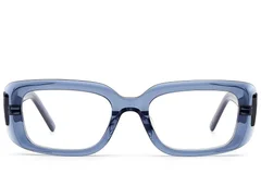 BS522-0283_Blue_Rectangular_Acetate_Glasses_front