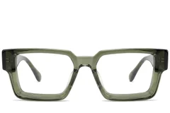 BS522-0301_Green_Geometric_Acetate_Glasses_front