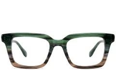 BS522-0304_Green_Rectangular_Acetate_Glasses_front