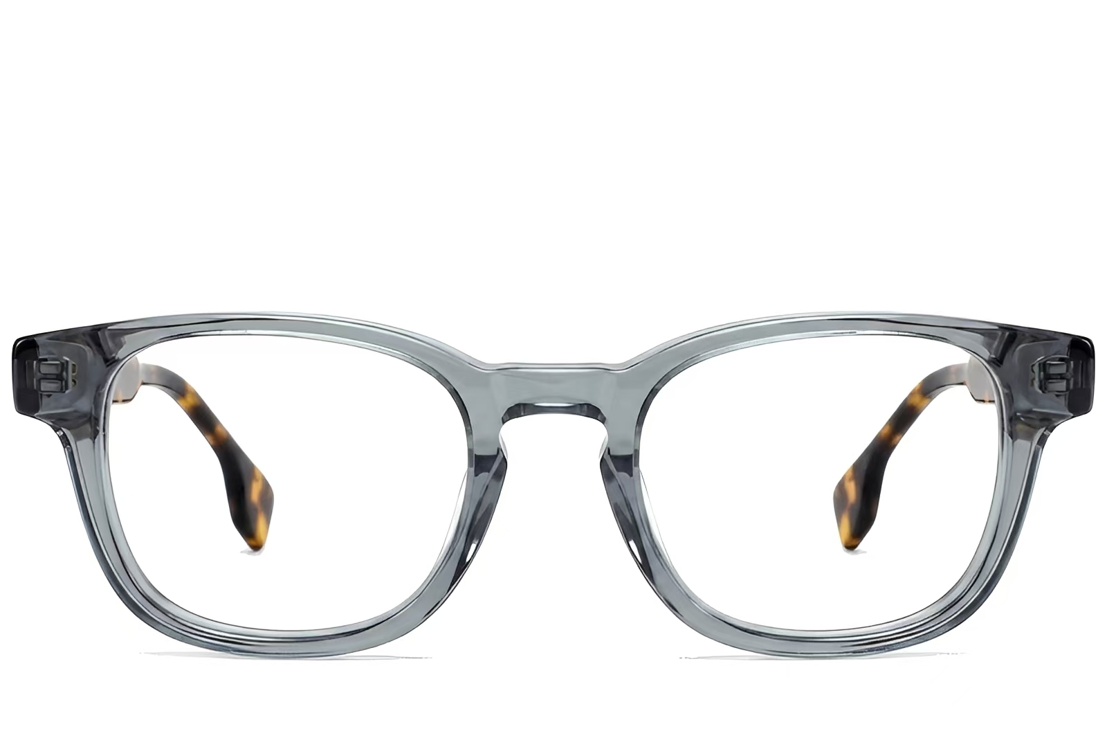 BS522-0315_Grey_Rectangular_Acetate_Glasses_front