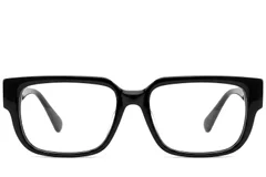 BS522-0321_Black_Rectangular_Acetate_Glasses_front