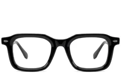 BS522-0325_Black_Rectangular_Acetate_Glasses_front