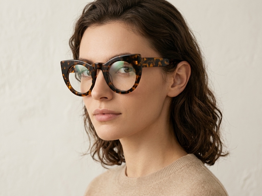Butterfly Tortoiseshell Acetate Glasses #BS522-0336