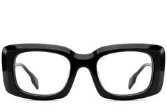 BS522-0341_Black_Rectangular_Acetate_Glasses_front