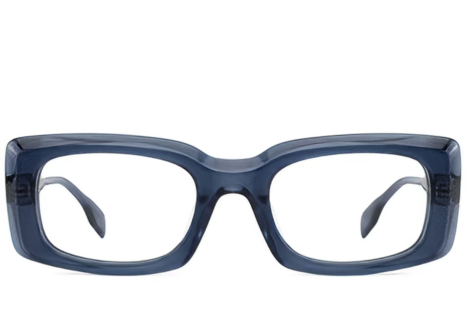 BS522-0343_Blue_Rectangular_Acetate_Glasses_front